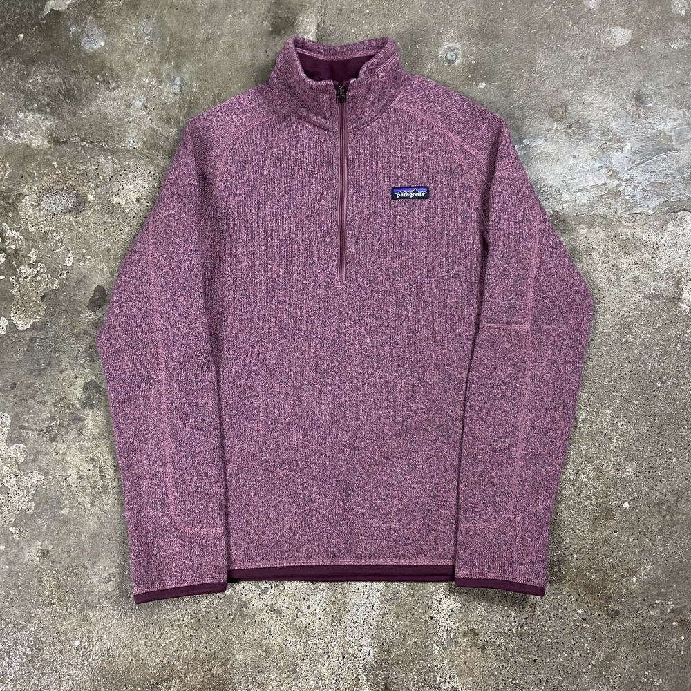 Patagonia Better Sweater 1/4 Zip Women's Size Medium KIPI Pink Fleece Pullover